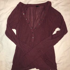 Out from under everyday Henley top